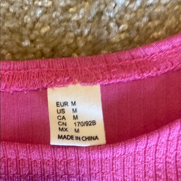 Pink Ribbed Tank and Shorts Set - Picture 2 of 5